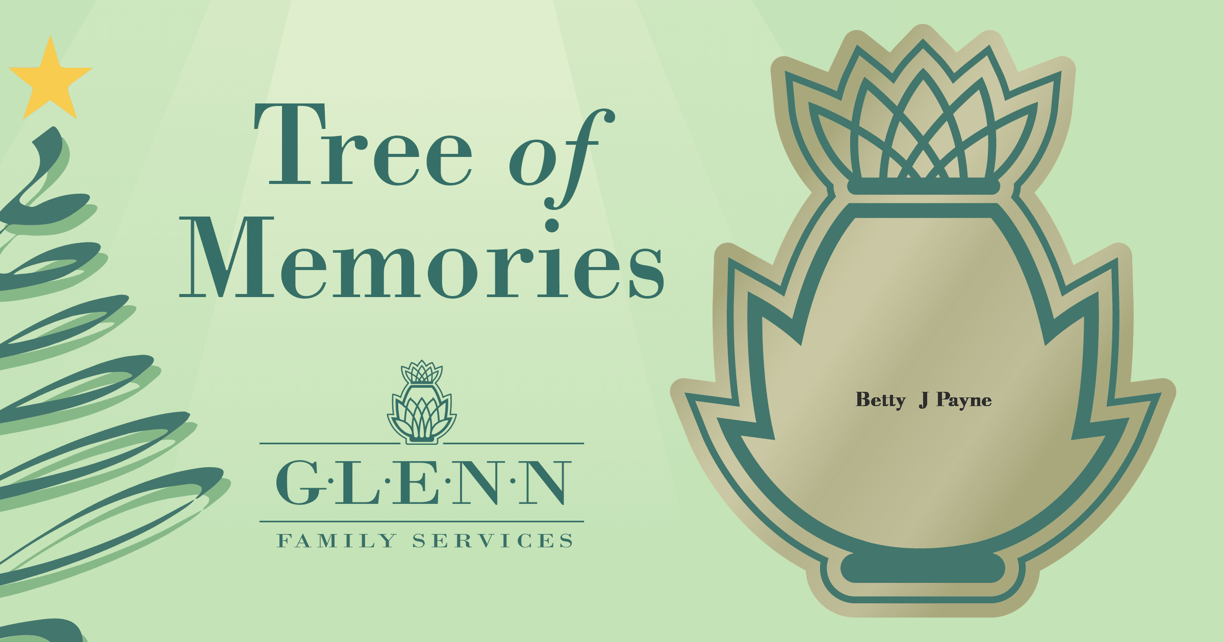 Betty J Payne | 2021 Glenn Tree of Memories